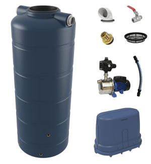 1000 Litre Modular Slimline Garden Pump Package