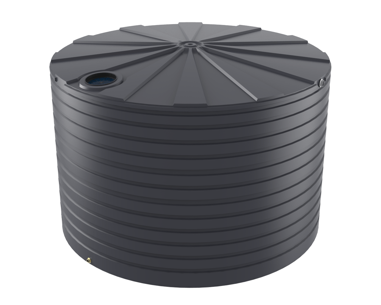 46,400 Litre Industrial Round Tank - Bushmans Industrial Tanks