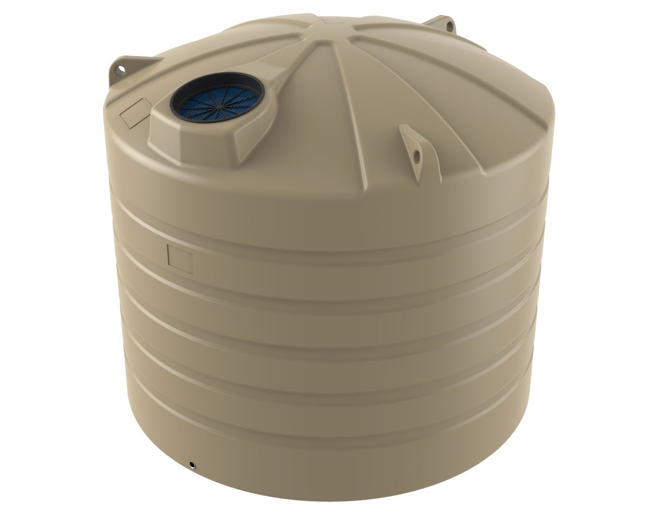 5,000 Litre Domed Squat Rainwater Tank