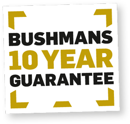 bushmans 10 year guarantee