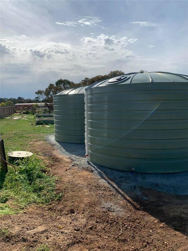 25,000 Litre Domed Round Water Tank