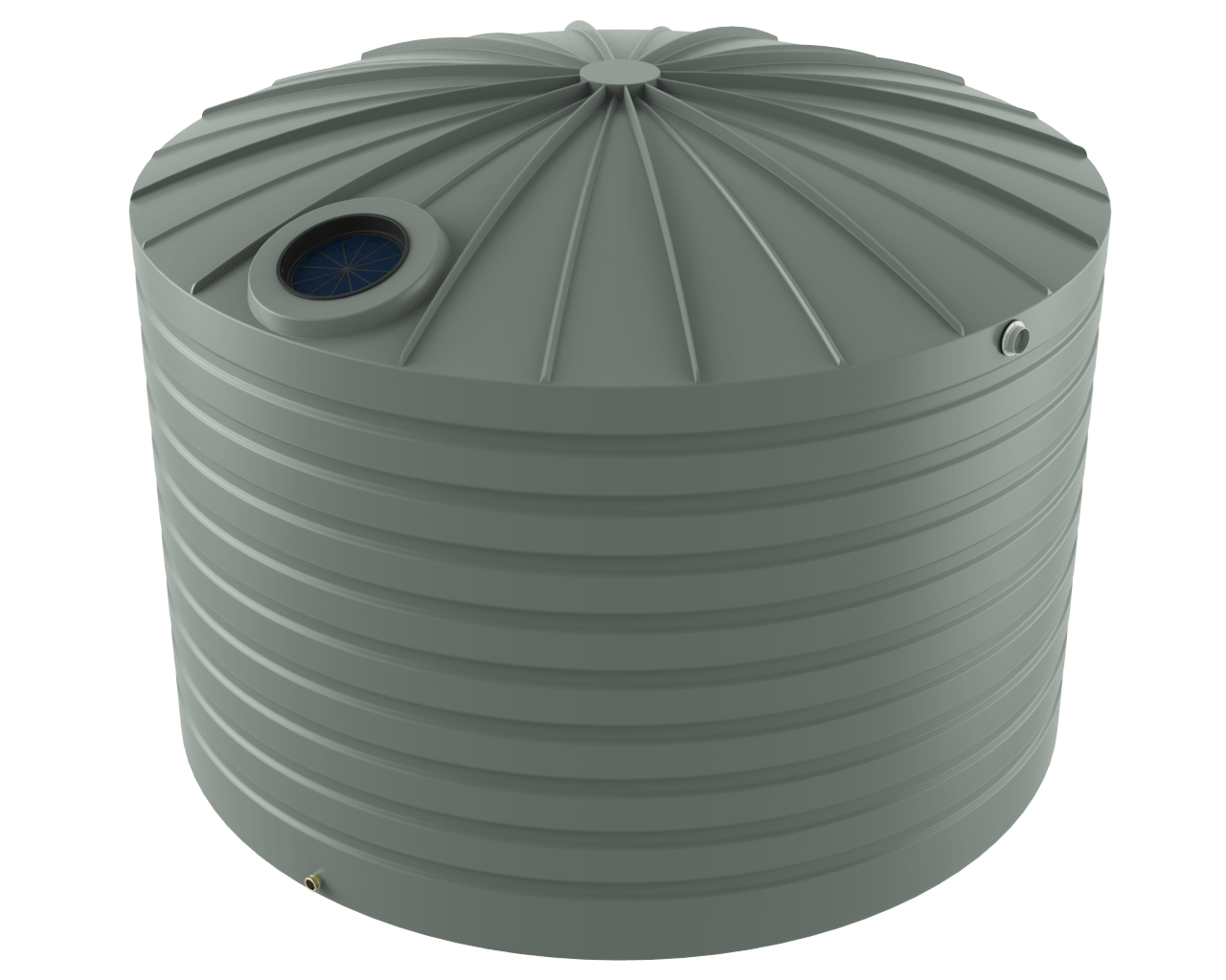 25000 Litre Domed Round Water Tank Bushman Tanks