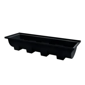 500L (111 Gal) Poly Rectangle Trough [Smooth]