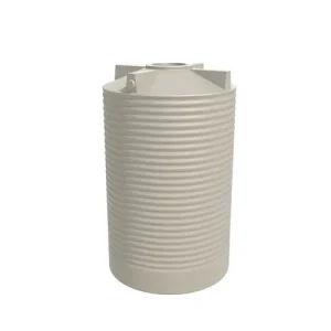 3,000L (660 Gal) OzPoly Round Poly Rainwater Tank [Corrugated]