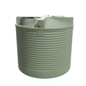 5,000L (1100 Gal) OzPoly Round Poly Rainwater Tank [Corrugated]