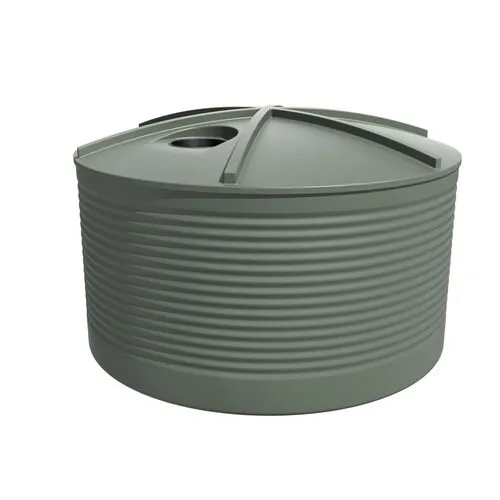 7,000L (1540 Gal) OzPoly Round Poly Rainwater Tank [Corrugated]