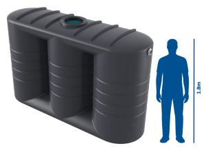 5,000 litre slimline water tank