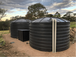 Bushman Tanks rainwater tanks in NSW, showing compulsory tank regulations and certified compliance with Australian standards.